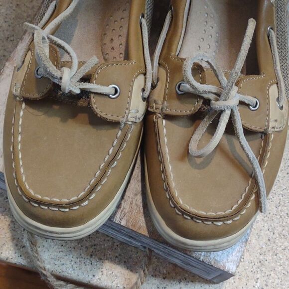 👍 Sperry Boat Shoes Size 8.5. A6 - Picture 4 of 8